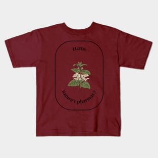 herbs nature's pharmacy Kids T-Shirt